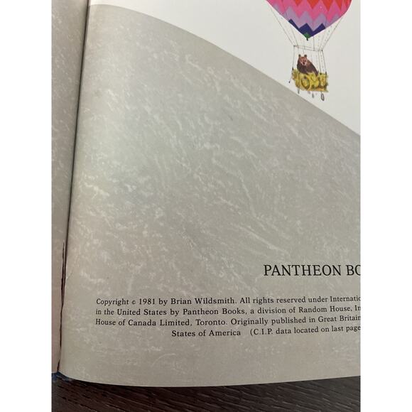 1981 Hardback Bear's Adventure by Brian Wildsmith First American Edition - Picture 5 of 8